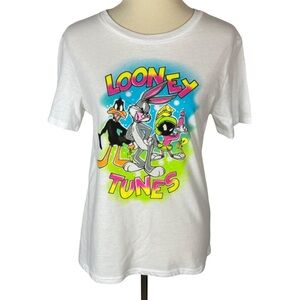 Love Tribe Looney Tunes Spray Paint Streetwear Graphic Tee